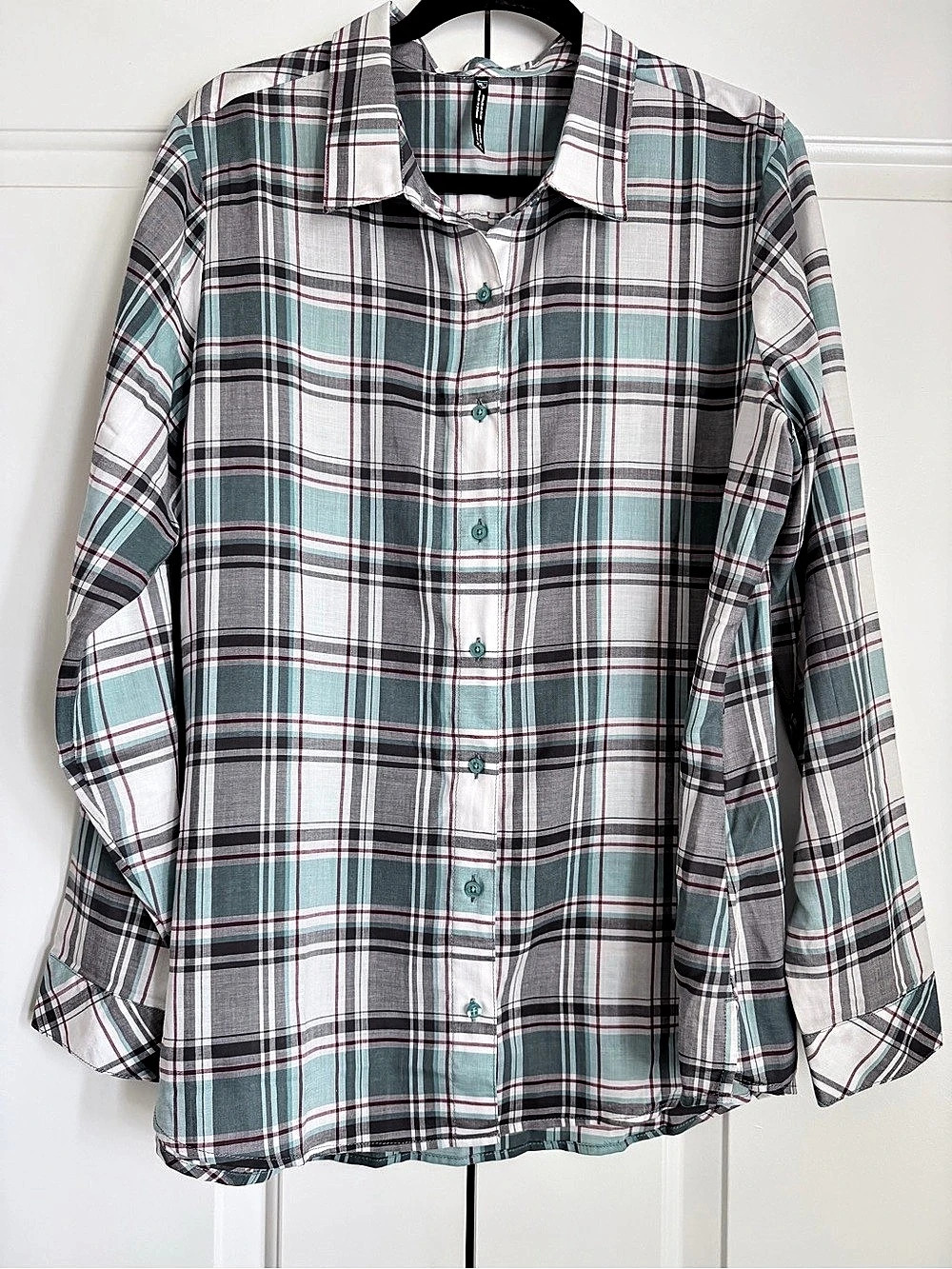 Kuhl Kamp Plaid Long Sleeve Shirt Size XL